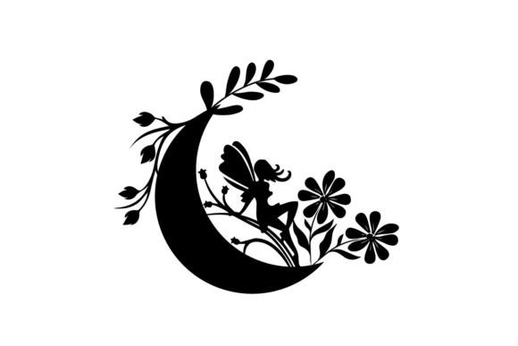 Fairy Moon Floral Girl
