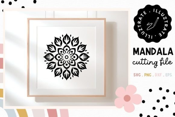 Floral Mandala Cutting File Mandala