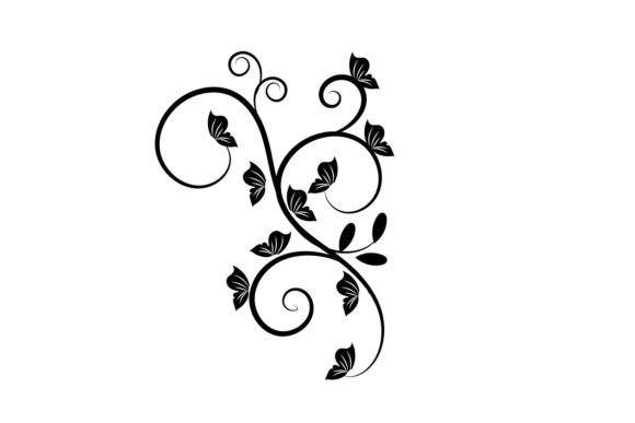 Floral Wall Butterfly Ornament