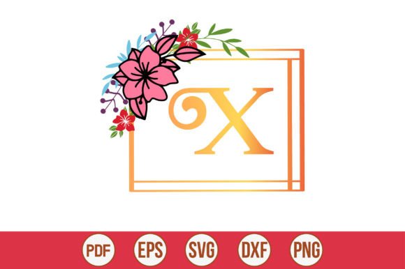 Floral Watercolor Monogram