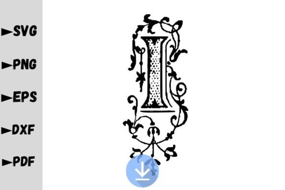Monogram Letter I, Monogram SVG