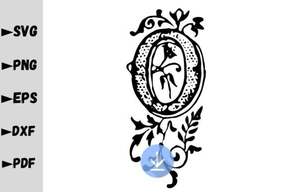 Monogram Letter O, Monogram SVG