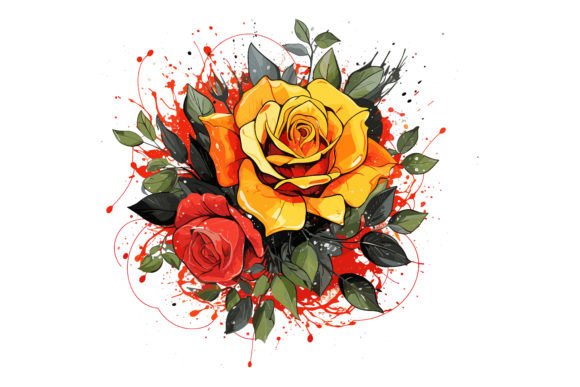 Rose Floral Design Vector Review